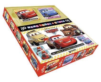 Cars. Memo leggi e gioca. Ediz. a colori. Con 24 Carte - copertina