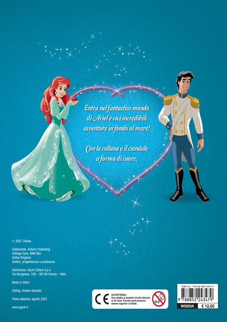 Storie tra le onde. Disney Princess. Libro gioiello. Con collana e ciondolo di Ariel - 2