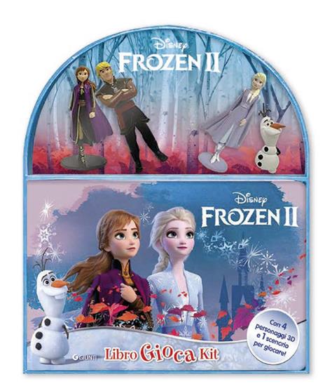 Frozen II. Libro gioca kit. Ediz. a colori. Con 4 figurine 3D - copertina