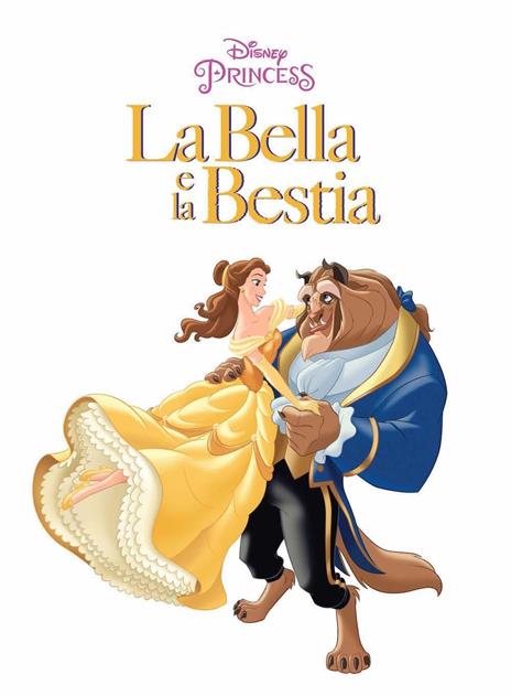 Libro per bambini Disney La bella e la bestia, libro vintage, libro delle  principesse Disney, meraviglioso mondo della lettura -  Italia