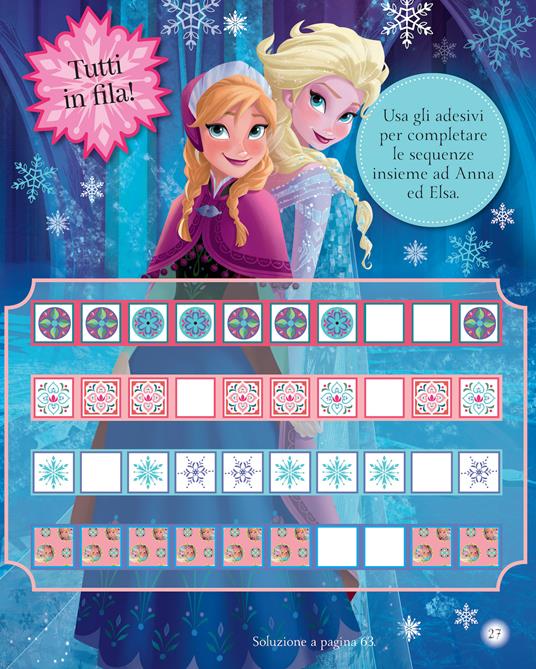 Frozen. 1000 stickers. Tanti giochi e attività. Con adesivi. Ediz. a colori - 3