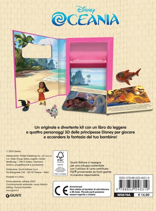 Oceania. Baby box. Ediz. a colori. Con 4 personaggi 3D - 3