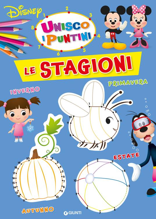 Le stagioni. Unisco i puntini. Ediz. a colori - copertina