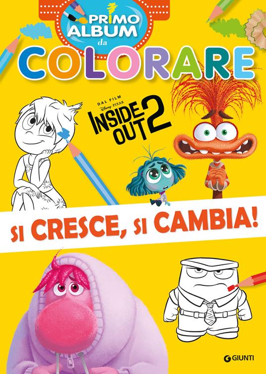 Si cresce, si cambia! Inside Out 2. Primo album da colorare. Ediz. a colori - copertina