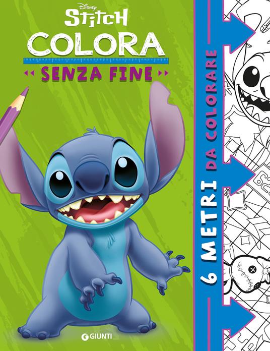 Stitch. Colora senza fine. Ediz. illustrata - copertina