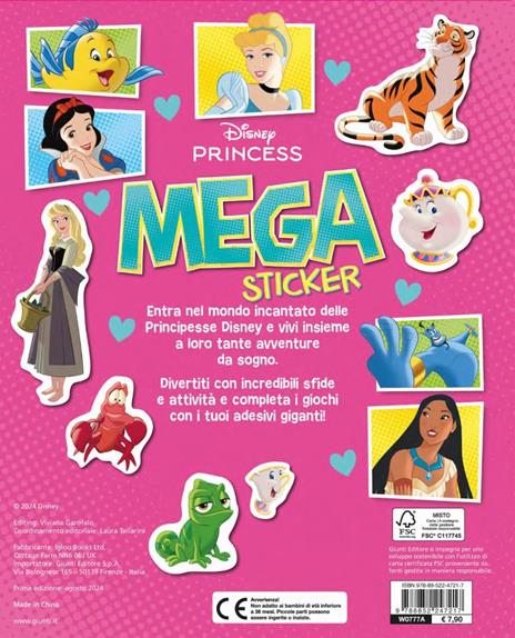 Principesse Disney. Mega sticker. Ediz. a colori - 4