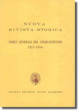 Nuova Rivista Storica. Indici del Cinquantennio (1917-1966) - V.V.A.A. - ebook