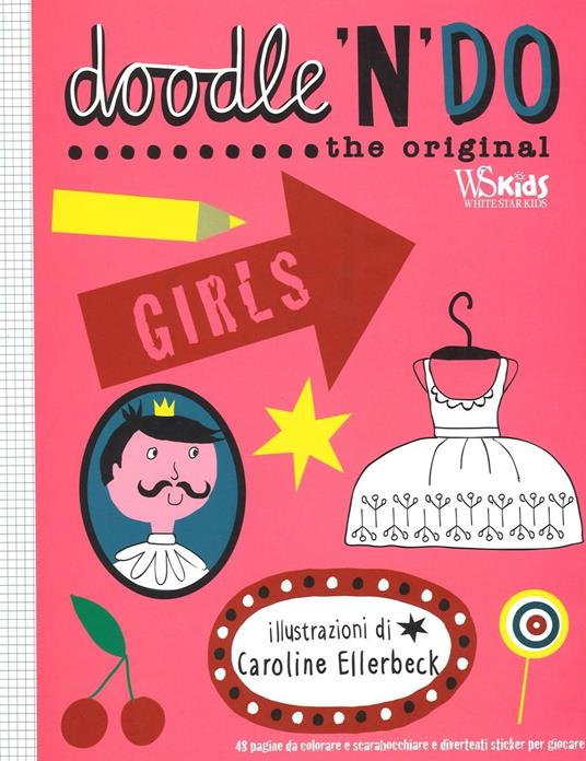 Girls. Doodle'n'do. The original - Caroline Ellerbeck - copertina