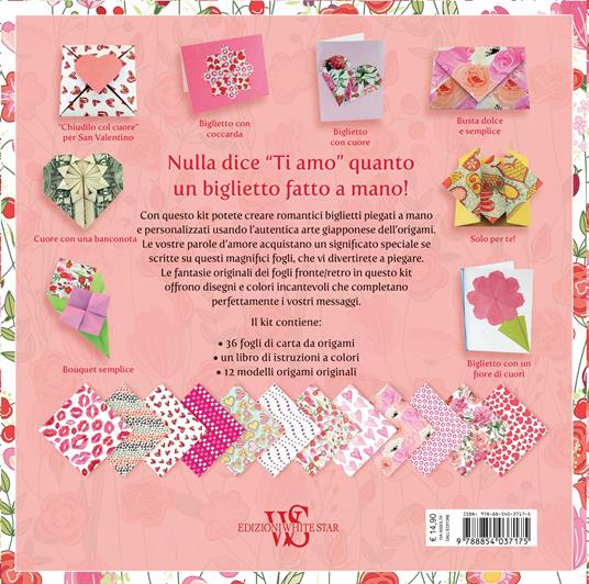 Pensieri d'amore in origami. L'arte di piegare romantici biglietti. Con gadget - 2