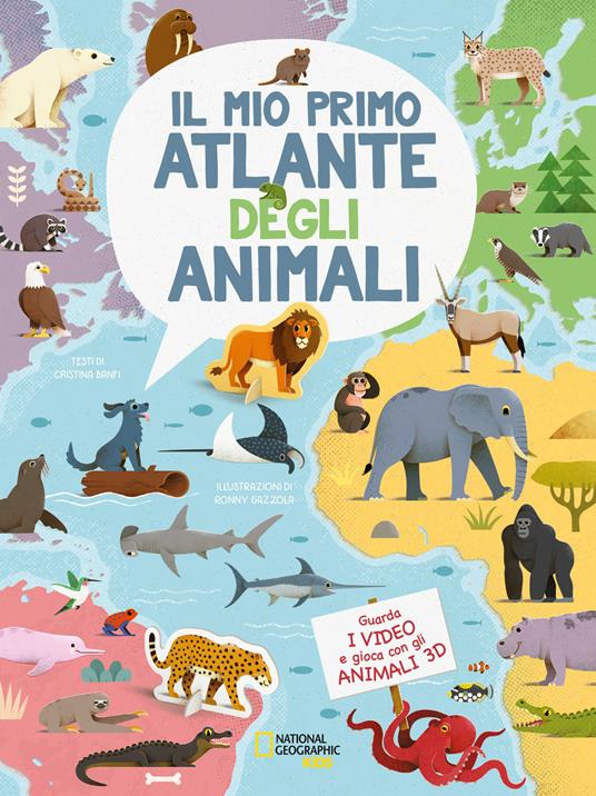 Il mio primo atlante degli animali. Ediz. a colori. Con QR Code - Cristina Banfi - copertina