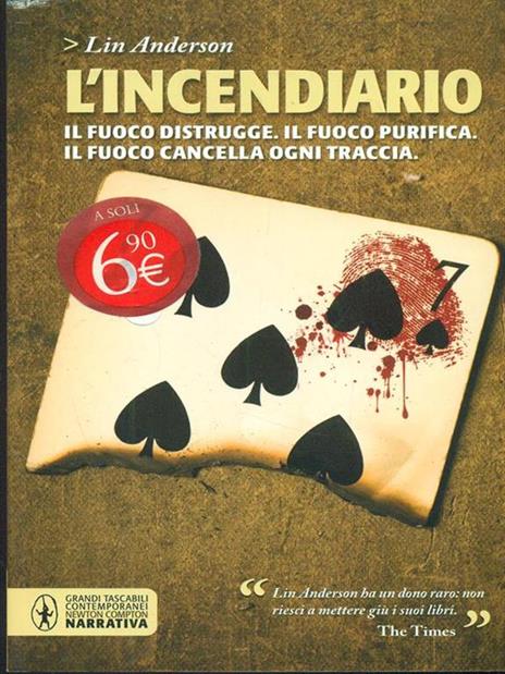 L' incendiario - Lin Anderson - copertina