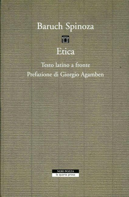 Etica. Testo latino a fronte - Baruch Spinoza - copertina