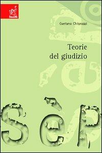 Teorie del giudizio - Gaetano Chiurazzi - copertina