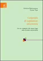 Compendio di legislazione universitaria