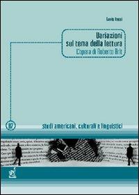 Variazioni sul tema della lettura. L'opera di Roberto Arlt - Loris Tassi - copertina