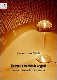 Da venti a trentamila oggetti. Conoscenza sperimentazione innovazione - Carmine L. Quistelli - copertina