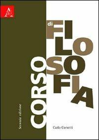 Corso di filosofia - Carlo Corsetti - copertina