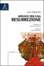 Appunti per una resurrezione