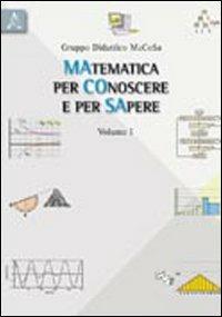 Matematica per conoscere e sapere - copertina