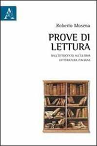 Image of Prove di lettura. Dall'Ottocento all'ultima letteratura italiana