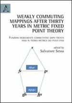 Weakly commuting mappings after thirty years in metric fixed point theory-Funzioni debolmente commutative dopo trenta anni in teoria metrica dei punti fissi. Ediz. bilingue