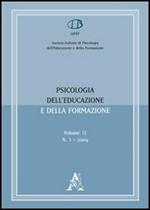 Psicologia dell'educazione e della formazione (2009). Vol. 11