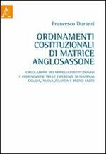 Ordinamenti costituzionali di matrice anglosassone