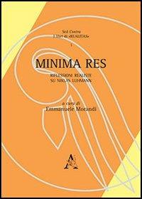 Minima res. Riflessioni realiste su Niklas Luhmann - copertina