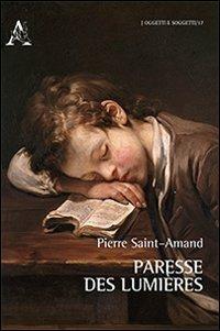 Paresse des Lumières - Pierre Saint-Amand - copertina