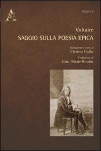 Saggio sulla poesia epica - Voltaire - copertina