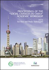 Proceedings of the «social changes in China» Academy workshop - copertina