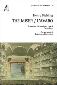 The miser-L'avaro - Henry Fielding - copertina