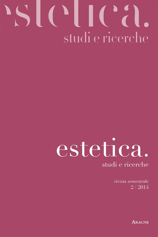 Estetica. Studi e ricerche (2014). Vol. 2 - copertina