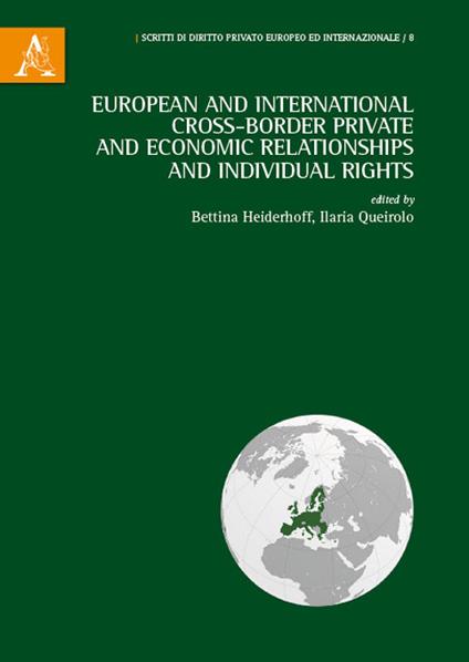 European and international cross-border private and economic relationships, and individual rights - copertina
