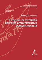 Il regime di invalidità dell'atto amministrativo incostituzionale