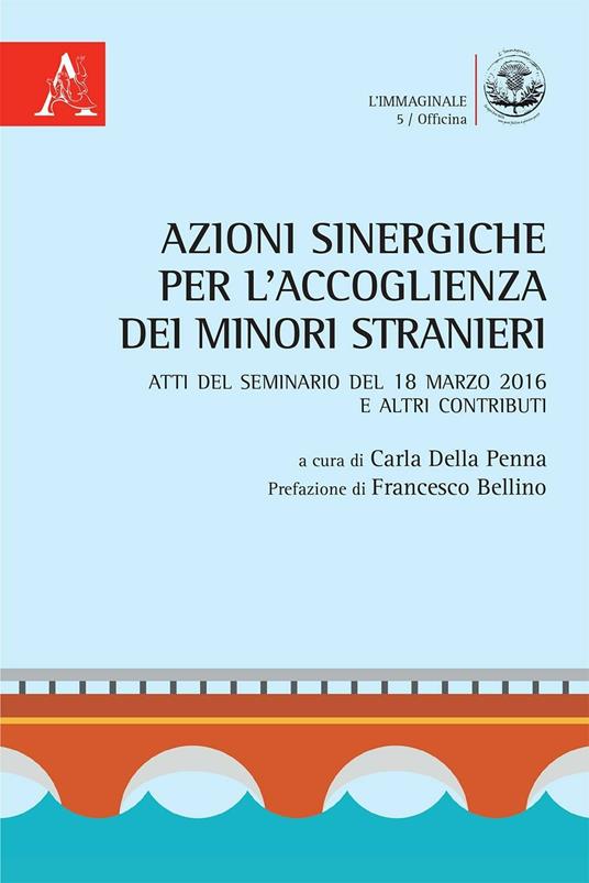 Azioni sinergiche per l'accoglienza dei minori stranieri. Atti del seminario e altri contributi (18 marzo 2016) - copertina