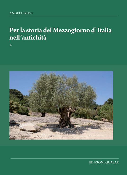 Per la storia del Mezzogiorno d'Italia nell'antichità - Angelo Russi - copertina