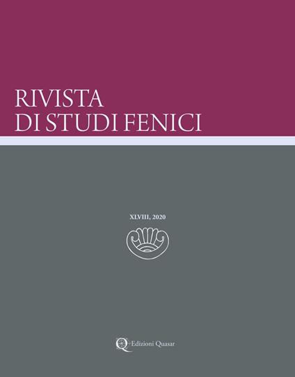 Rivista di studi fenici (2020). Nuova ediz.. Vol. 48 - copertina