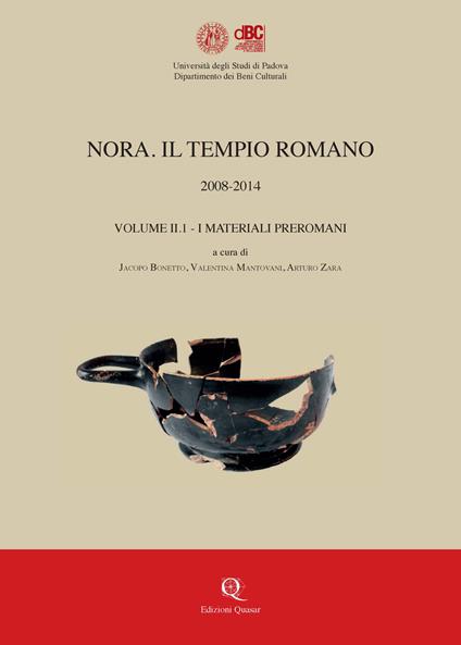 Nora. Il tempio romano 2008-2014 - copertina