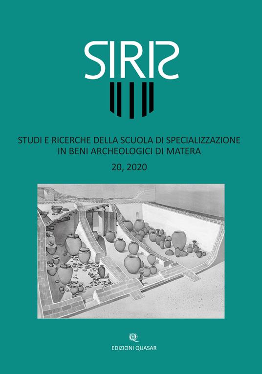 Siris. Studi e ricerche della Scuola di specializzazione in beni archeologici di Matera (2020). Nuova ediz.. Vol. 20 - copertina