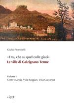 «E tu, che su quel colle giaci». Le ville di Galzignano Terme. Vol. 1: Corte Sisanda, Villa Boggian, Villa Giavarina