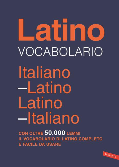 Vocabolario latino - Italo Lana - copertina