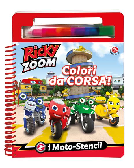 Colori da corsa. I moto-stencil. Ediz. a colori - copertina