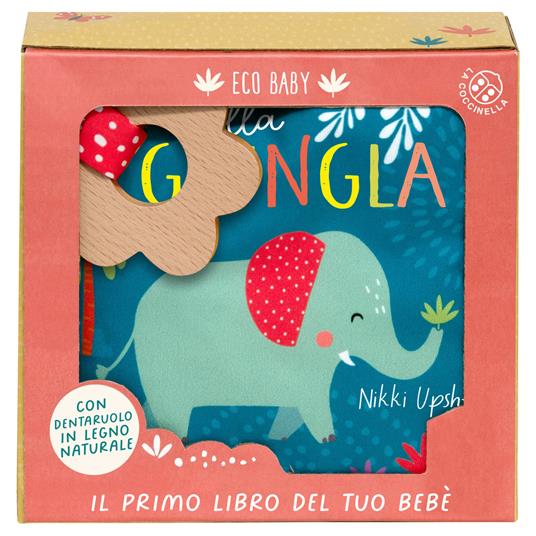 Nella giungla. Ediz. a colori. Con dentaruolo in legno naturale - copertina