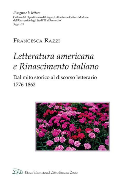 Letteratura americana e Rinascimento italiano - Francesca Razzi - copertina