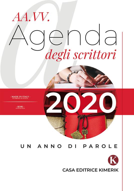 Agenda degli scrittori 2020. Un anno di parole - copertina