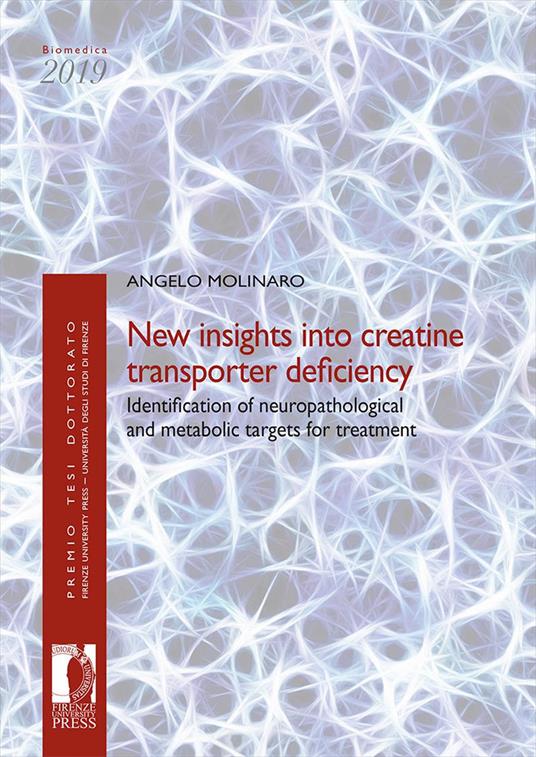 New insights into creatine transporter deficiency. Identification of neuropathological and metabolic targets for treatment - Angelo Molinaro - copertina