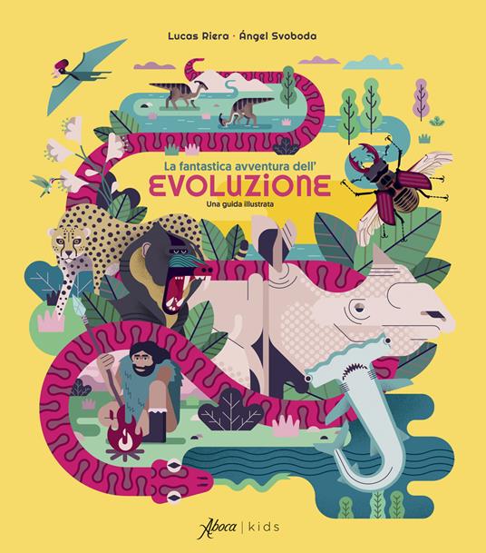 La fantastica avventura dell'evoluzione. Una guida illustrata - Lucas Riera - copertina