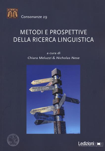 Metodi e prospettive della ricerca linguistica - copertina