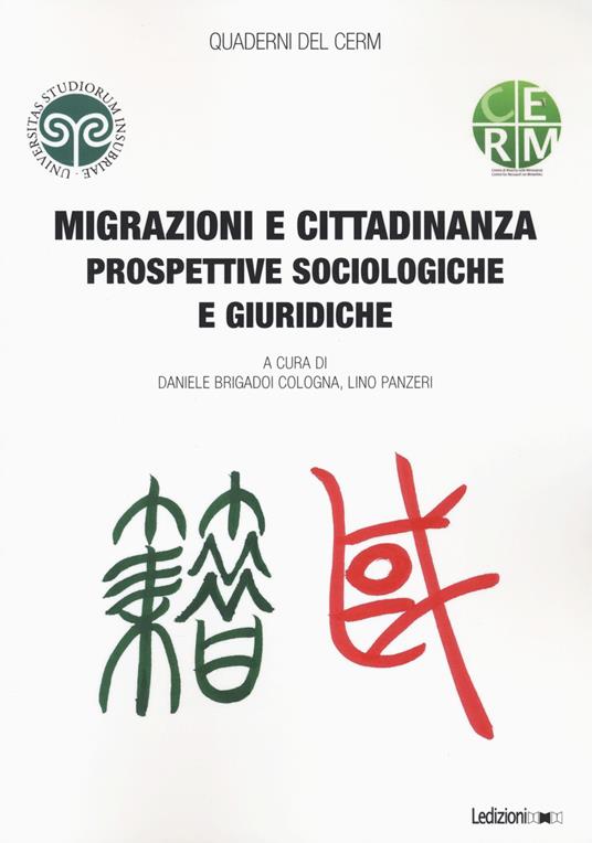 Migrazioni e cittadinanza. Prospettive sociologiche e giuridiche - copertina